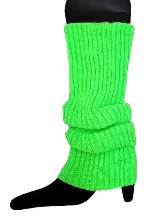 NEON GREEN 80'S LEG WARMERS